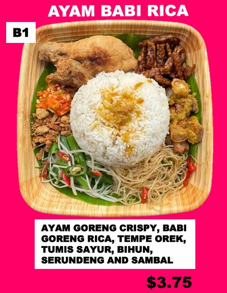 NASI AYAM BABI RICA