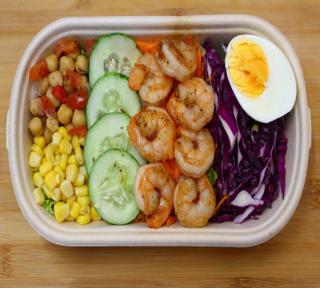 GARLIC SHRIMP SALAD