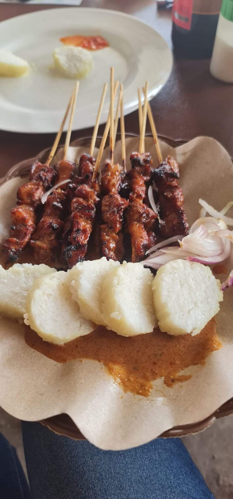 Sate Ayam LONTONG / NASI