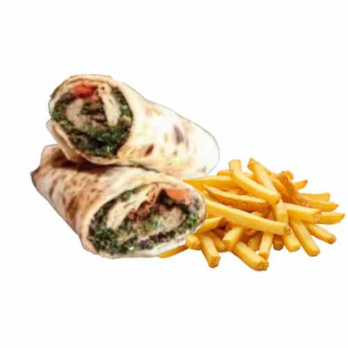 Beef Kebab Koobideh Wrap + Fries