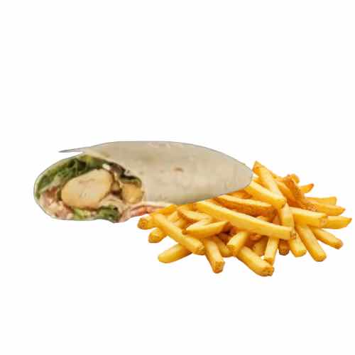 Chicken Kebab Koobideh Wrap + Fries
