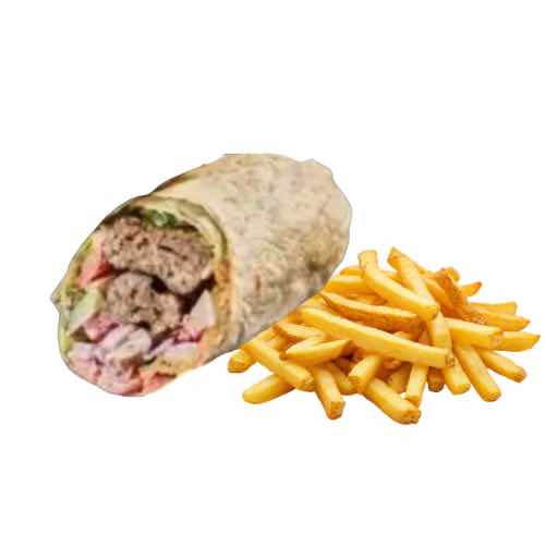Mixed Koobideh Wrap + Fries
