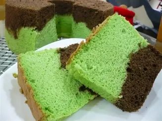 PANDAN CHIFFON CHOCOLATE