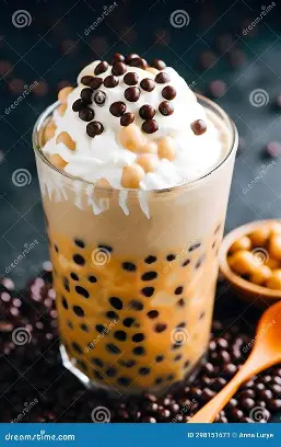 CREAMY ICE CREAM BOBA DRINK