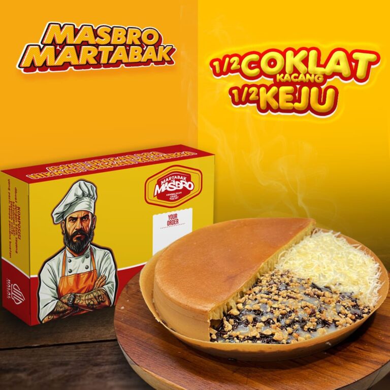TERANG BULAN 1/2 KEJU 1/2 COKELAT KACANG (BLACK)