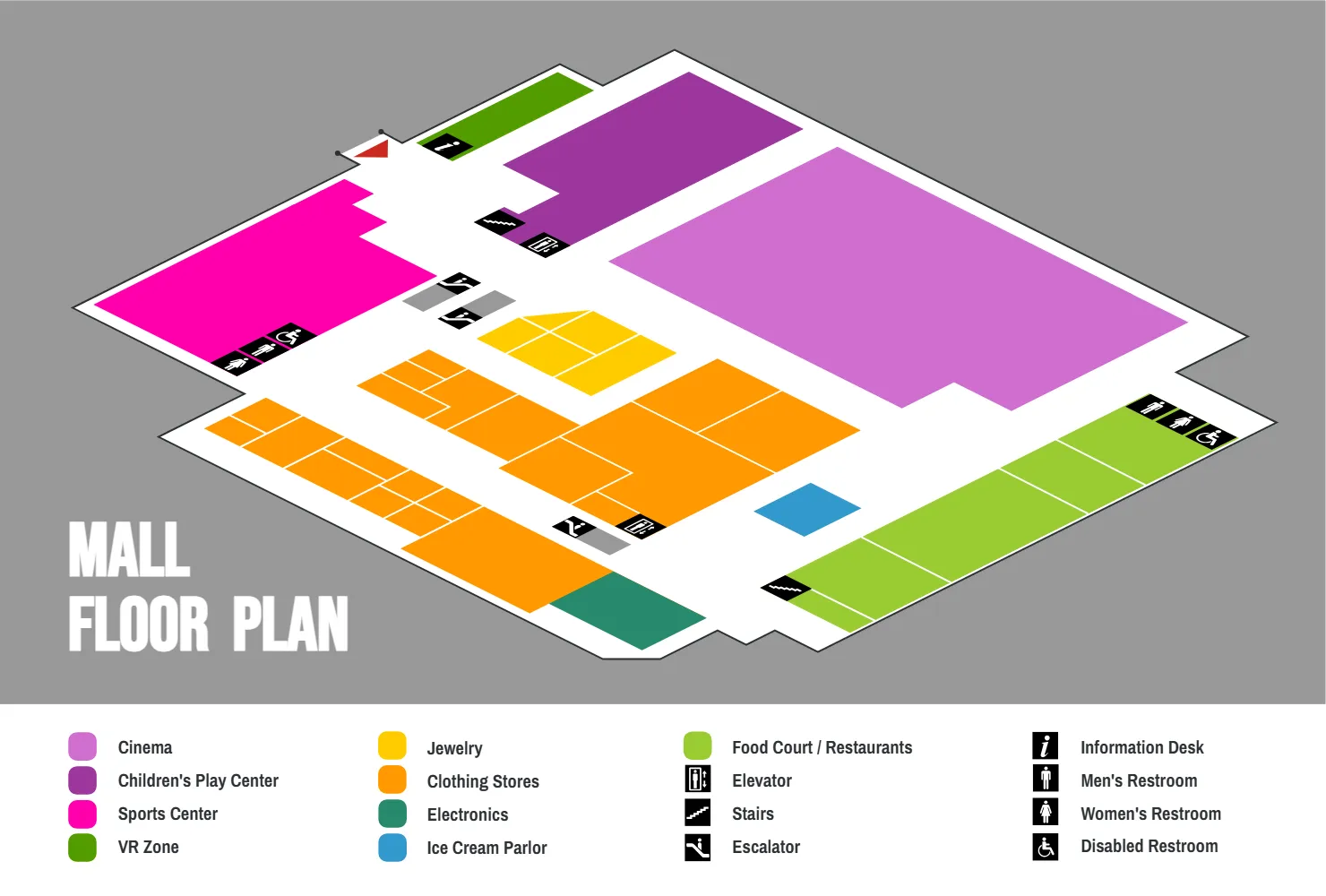 Floor plan — Marked on Groundfloor Plan